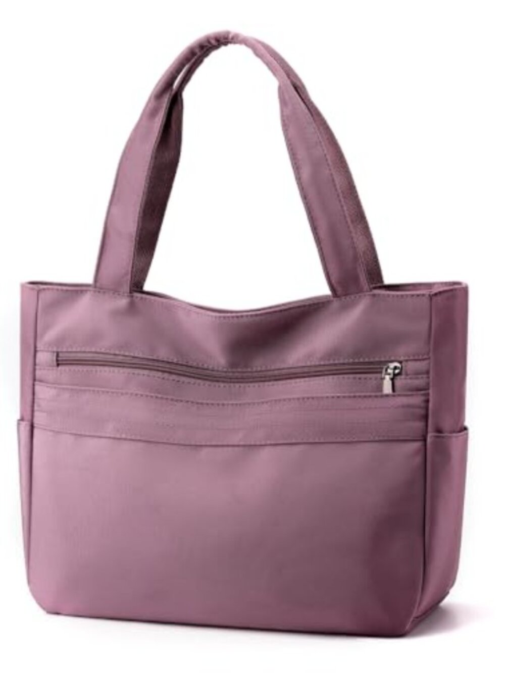 Large Nylon Tote Bag Multi-Pocket Shoulder Handbag for Women